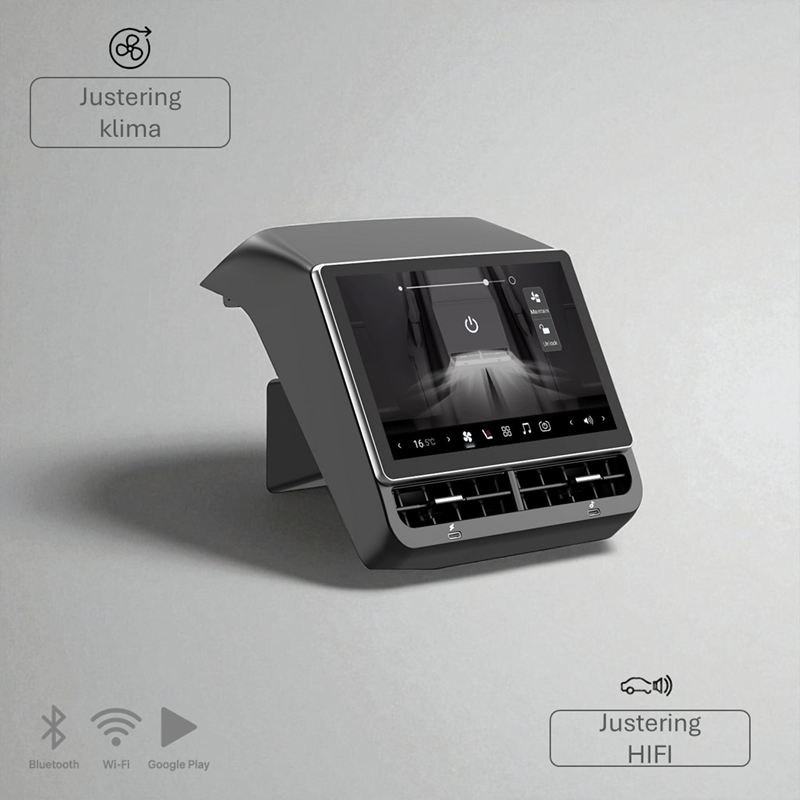 Pro Multimedia-skjerm baksete