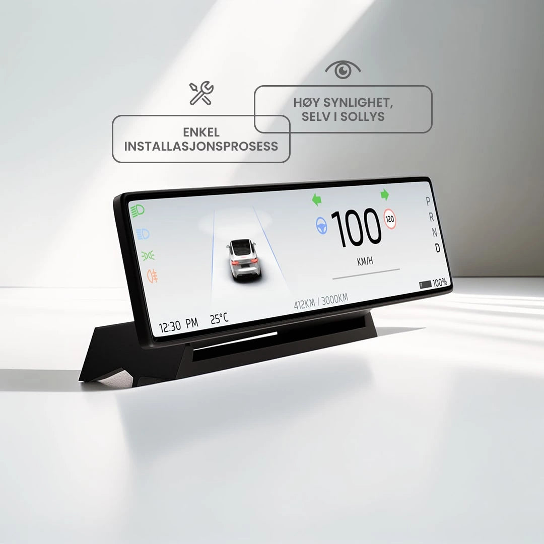 Pro Display for Model Y & 3 – Dashbordmontering